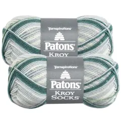 (Pack of 2) Patons Kroy Socks Yarn-Landscape Stripes