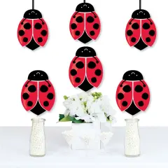 Big Dot of Happiness Happy Little Ladybug - Decorations DIY Baby Shower or Birthday Party Essentials - Set of 20