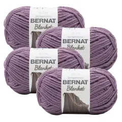 (Pack of 4) Bernat Blanket Big Ball Yarn-Shadow Purple