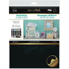 iCraft Deco Foil Peel N Stick Toner Sheets 8"X10"-2/Pkg