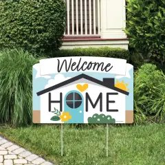 Big Dot of Happiness Welcome Home Housewarming - New Sweet Home Yard Sign Lawn Decorations - Party Yardy Sign