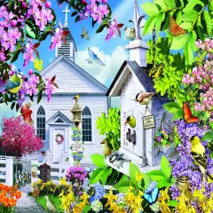 Sunsout Time for Church 1000 pc Jigsaw Puzzle 35038