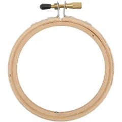 Frank A. Edmunds Wood Embroidery Hoop W/Round Edges 3"-Natural