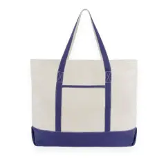 Extra Large Canvas Tote Navy