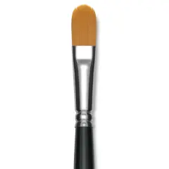 Utrecht Synthetic Sablette Brush - Long Handle, Filbert, Size 14
