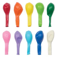 Hygloss Colorful Latex Balloons - Assorted, 12", Pkg of 144