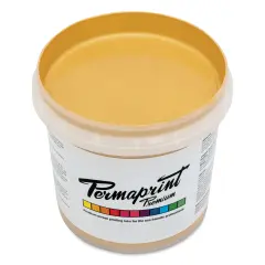 Permaprint Premium Screen Ink - Pearl Gold, 1 L