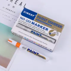 Kitcheniva 3 Pcs Waterproof Permanent Paint Marker Pen Oil based Orange