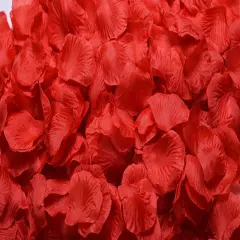 Kitcheniva Multicolor Silk Rose Petals DIY Craft & Party Decor 1000 Pcs Red
