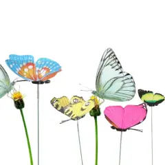 Kitcheniva Butterfly Stakes Garden Decor 50 Pcs