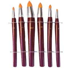 Kitcheniva 6 Round Brush Painting Fine Point Oil Watercolor Acrylic Artist