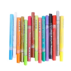 Kitcheniva Acrylic Paint Marker Pens Assorted colors-12 p