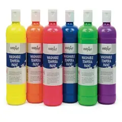 Tempera Fluorescent Paint Set