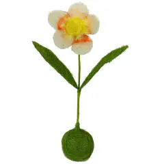 Northlight Artificial Spring Floral Decoration - 19" - Orange and Yellow Green