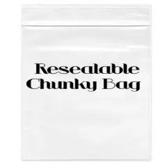 Resealable Chunky Bag 3x5" 4ml - Pack of 10