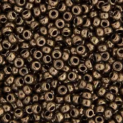 Miyuki 250g Metallic Round Rocailles Seed Beads, 11/0 Chocolate #461