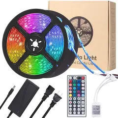 32ft Waterproof LED Strip Lights with Remote