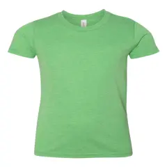 BELLA + CANVAS&reg; Slim Fit Youth Crew Neck Tee Green triblend