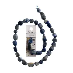 Earth's Jewel Semi-Precious 16" Lapis Lazuli Irregular Natural Bead Strand