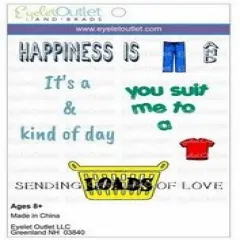 Eyelet Outlet Cling Laundry Stamps