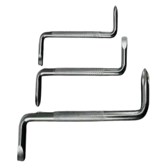 Kitcheniva 3pcs 90 degree Short Handle Screwdriver Turning screwdriver