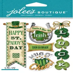 Jolee's Boutique Irish Words & Phrases Dimensional Stickers