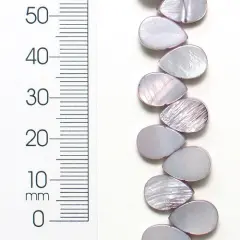 6 Packs of Tinted Shell Teardrop 8 in Strand Pack of 2