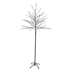 Northlight LED Lighted Artificial Cherry Blossom Tree - 6' - Color Changing Lights Multi