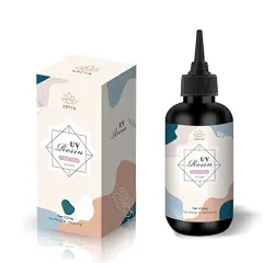 UV Resin 200g Clear Hard Type One Minute Fast Curing Transparent Ultraviolet Curing UV Resin for Craft Decoration DIY Earring Pendant Seal Jewelry Making&hellip;