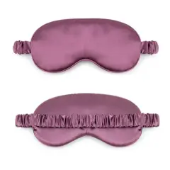 Kitcheniva Smooth Padded Double Sided Satin Travel Sleep Eye Mask Cover Purple