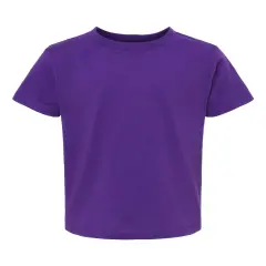 BELLA + CANVAS&reg; Toddler Jersey Crewneck Short Sleeve T-Shirt Team purple