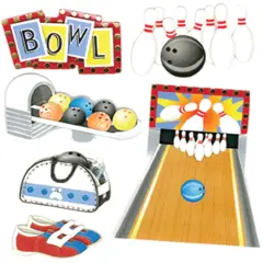 Jolee's Boutique Bowling Alley Dimensional Stickers