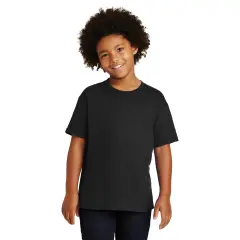 RADYAN&reg; Youth Crew Neck Short Sleeve T-Shirt Black