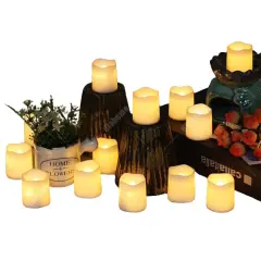 Kitcheniva Flameless LED Tea Lights Battery Operated Candles