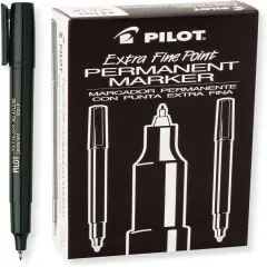 Extra Fine Permanent Marker, Black (44102)