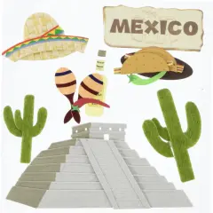 Jolee's Boutique Mexico Dimensional Stickers
