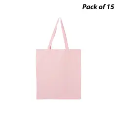 Q-Tees&reg; Promotional Tote Light pink