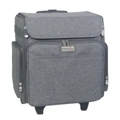 Collapsible Rolling Scrapbook & Featherweight Case, Heather