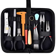 19 Pieces Jewelry Making Tools Kit with Zipper Storage Case for Jewelry Crafting and Jewelry Repair