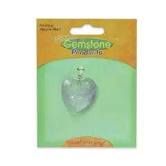 6 Packs of Amethyst Heart Pendant