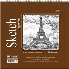 9"x12" Sketchbook Paper Pad with 30 Sheets - Drawing Notebook
