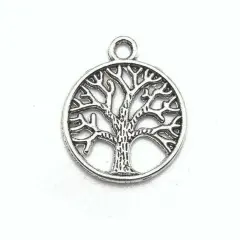 Kitcheniva Silver Tree of Life Round Celtic Charms