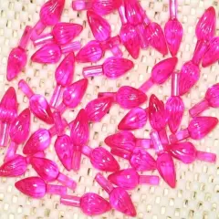 Kitcheniva 25 Pcs Ceramic Christmas Tree Bulbs Lights Pink