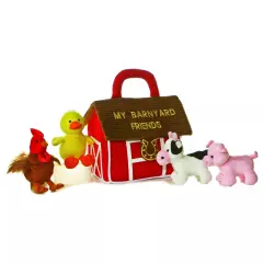 Aurora World My Barnyard Friends Plush Playset with Animal Sounds