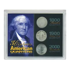 3 Centuries of American Quarters