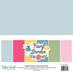 Echo Park Fairy Garden Solids 12"x12" Kit