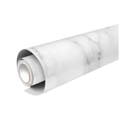 Kitcheniva Self Adhesive Peel & Stick Kitchen Countertop Wallpaper Marble Contact Paper DIY White marble pattern