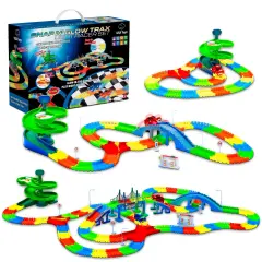 USA Toyz Glow Race Tracks Large for Boys or Girls - 380pk(CF1302)