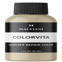 Leather Repair Color Restore for Faded and Scratched Couches Dark silk beige