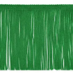 20 Yards of 6" Chainette Fringe Trim | 20 yard cut Green